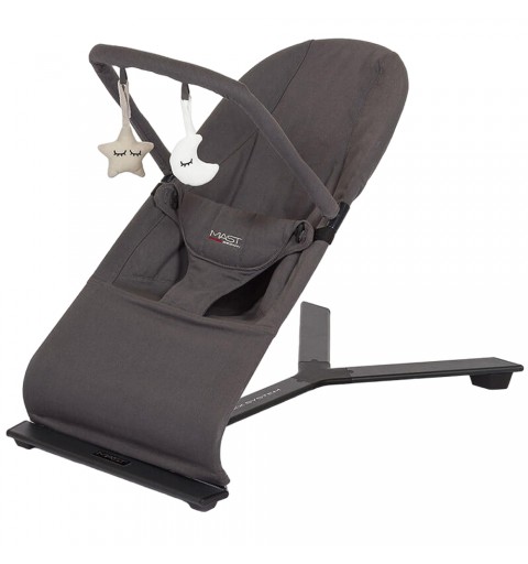 MAST Swiss Design Flex Bouncer - leżaczek, bujaczek | Dark Grey